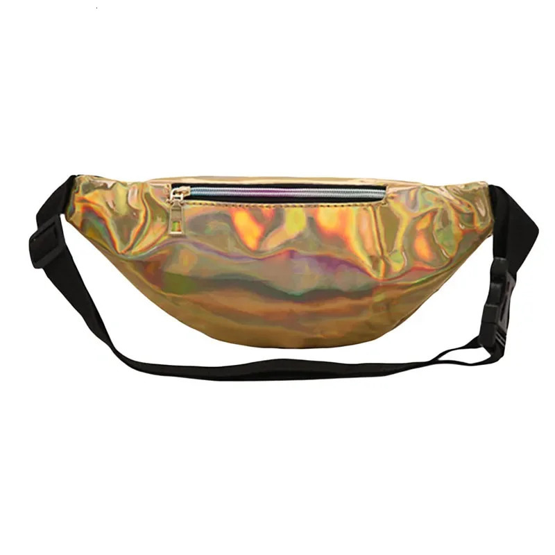 Unisex Outdoor Waist Bag Adjustable Laser Fanny Pack Crossbody Chest Bag For Men Sports Workout Running Waist Packs For Women 250122