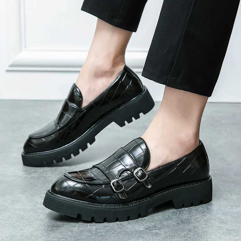 Man Shoes Genuine Leather Men Casual Shoes Business Formal British Style Luxury Male Loafers For Men Green Plus Size 38 44 45 46XJ250118