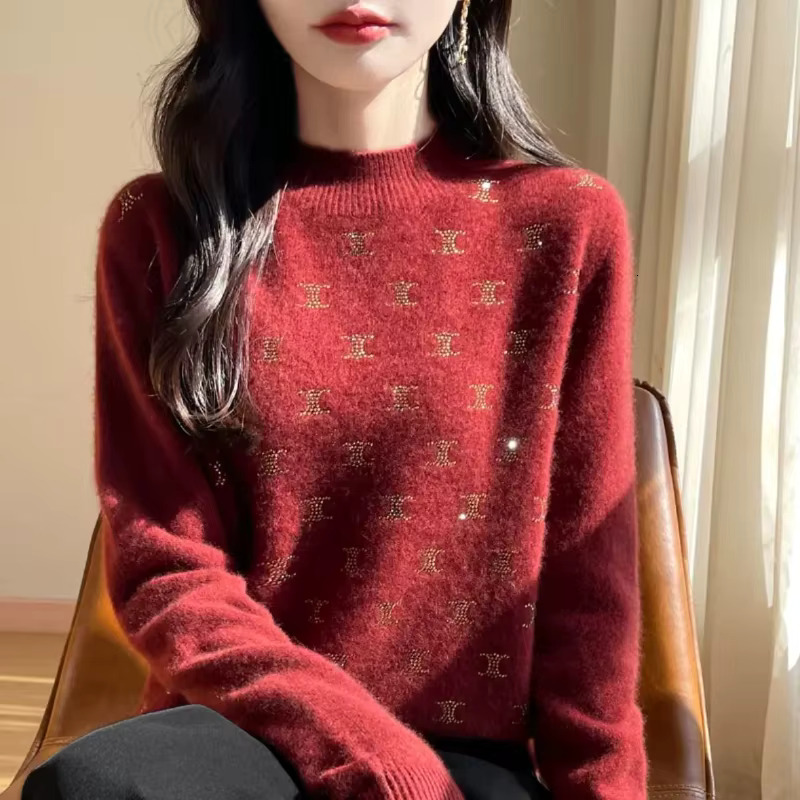 Temperament Fashion Autumn Winter New Sweaters Women Turtleneck Dias Long Sleeve Loose Pullovers Bottoming Shirt Knitted Top