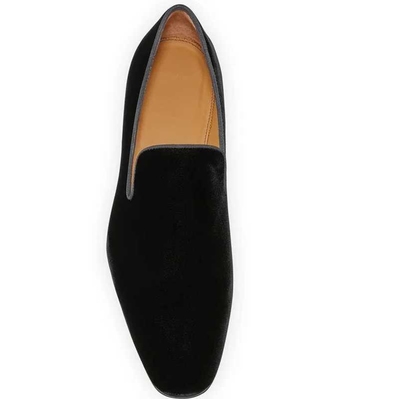 Men Loafers Shoes Suede Low-heeled Solid Color Comfortable Casual Wear Fi Everyday All-mah Classic ShoesXJ250118