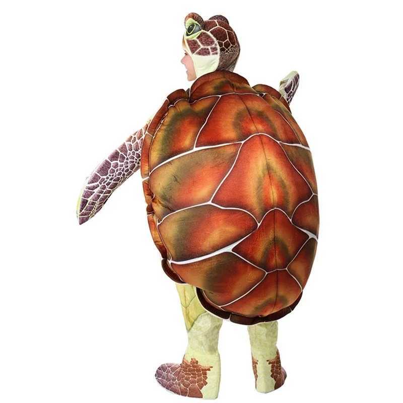 Childrens turtle costume marine animal green Chelonia Mydas cosplay Halloween costume childrens carnival party set dress up W250117