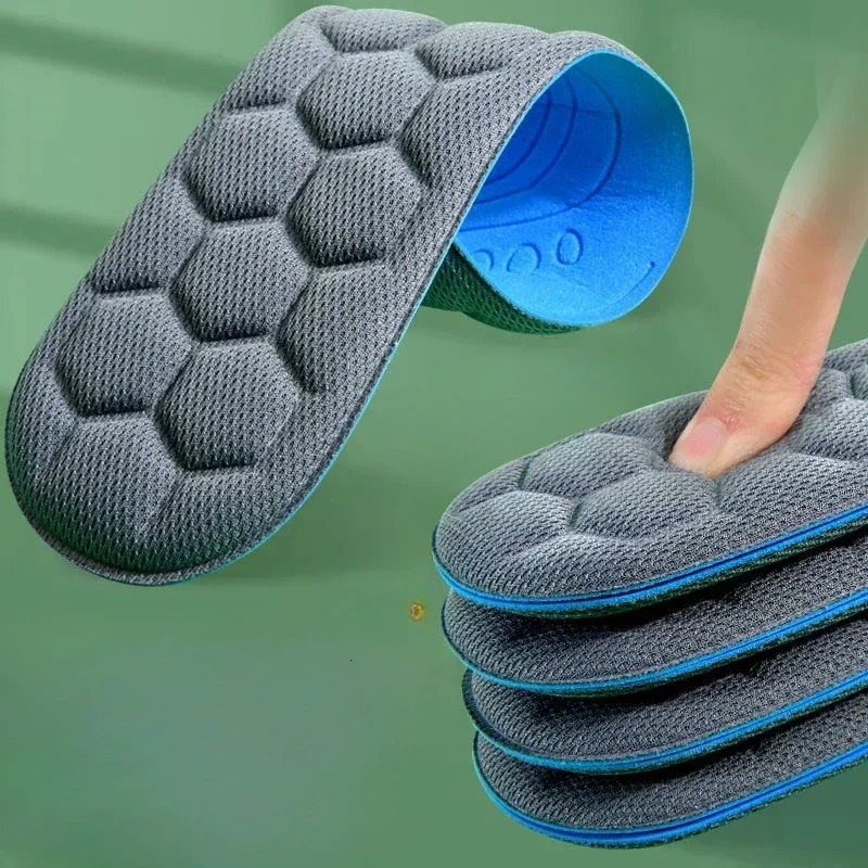 Men 5D Massage Insoles Super Soft Sports Shoes Insole for Feet Running Baskets Shoe Sole Arch Support Orthopedic Inserts 250114