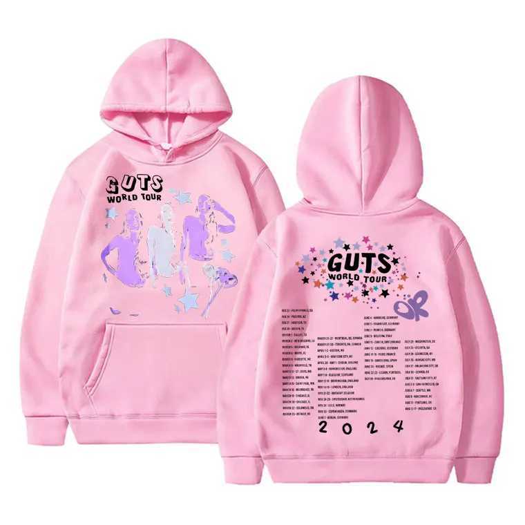 Vampire Guts 2024 World Tour Mens Hoodie Retro Hip Hop Sportswear Unisex Casual Super Big Hoodie Y2K Street Clothing W250117