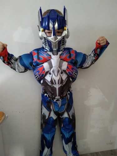 Halloween Purim Children Optimus Muscle Prime Costume Robot Car jumpsuit Boy Superhero Book Week Childrens Fancy Dress W250117