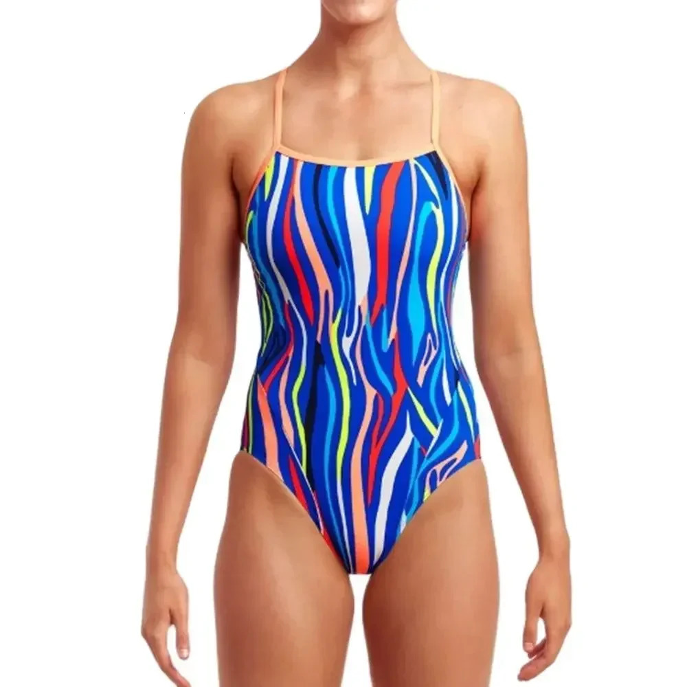 Women Swimsuit Triathlon Back Sexy One-piece Suit Swimwear Wear Functional Training Swimsuit Sports Swimminggown 250117