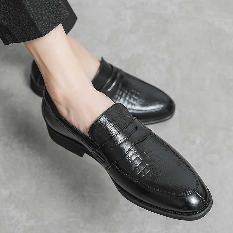Men Shoes Casual Luxury Brand Formal Mens Loafers Italian Fi Slip Male Boat Shoes Plus Size 38-48 Driving ShoeXJ250118