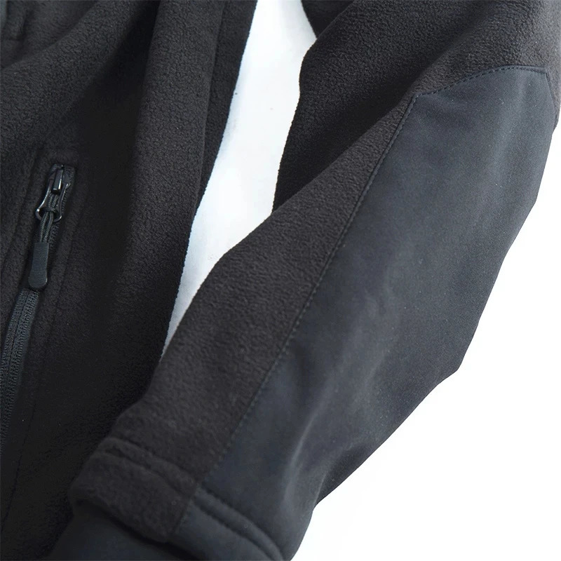 Tactical Military Fleece Jacket Army Combat Windbreaker Outdoor Multi Pockets Windproof Working Uniform Autumn Spring Outwear 250122