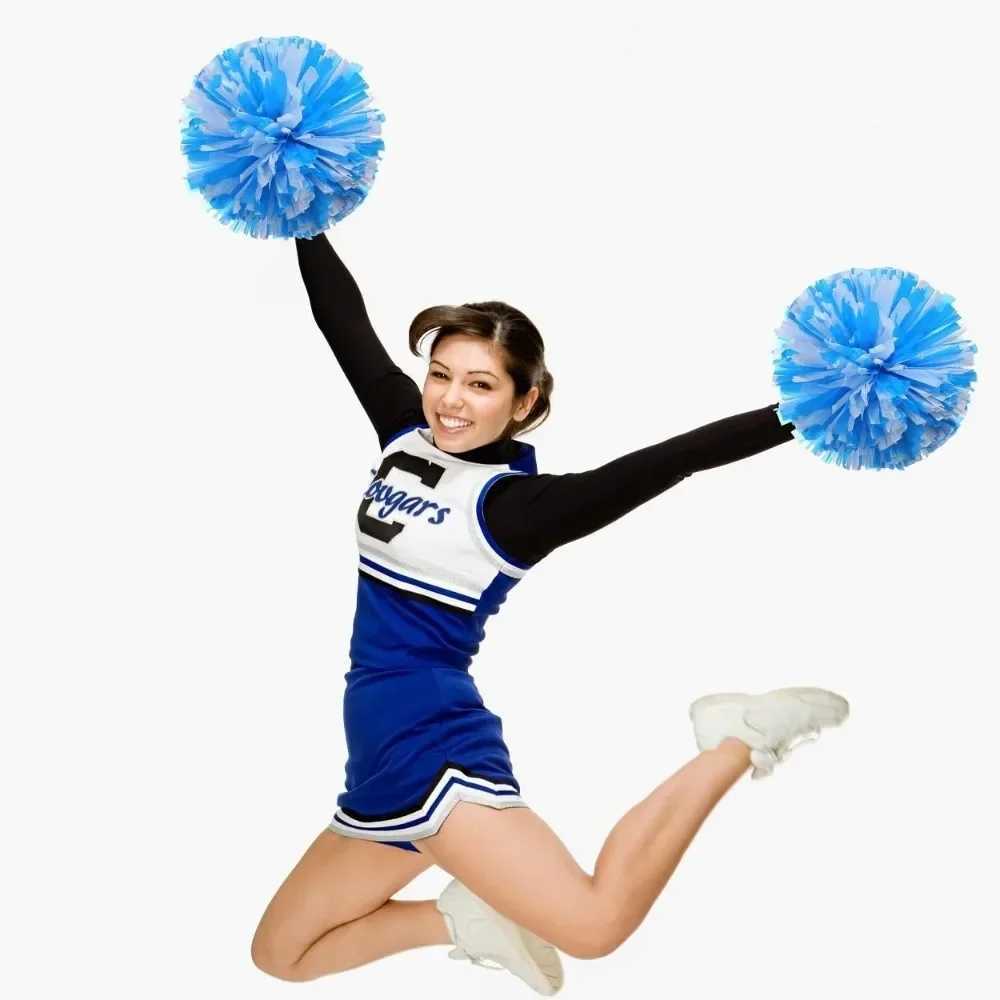 3-inch Pom Poms Cheerleading Pom Pom Cheerleading Pom Boys and Girls School Sports Games Team Spirit CheerleadingW250121