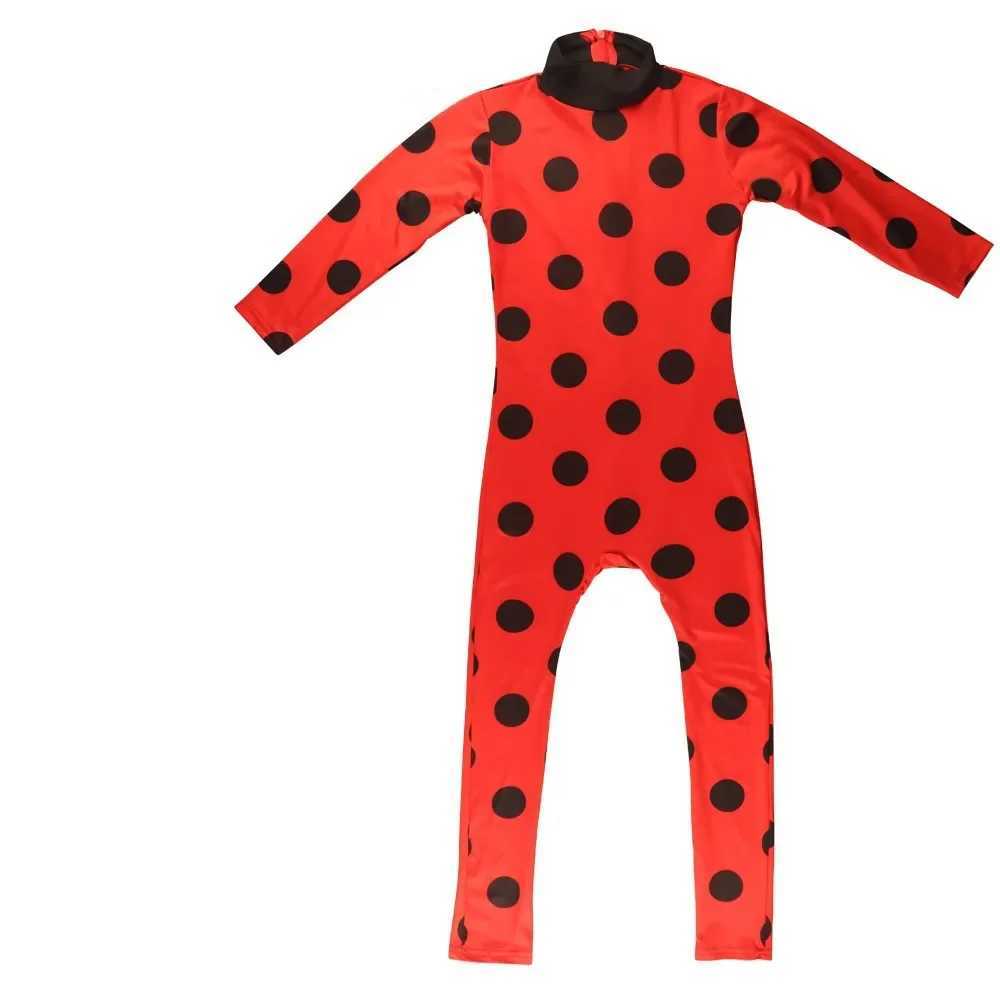 New Childrens Anime Ladybird Costume with Separate Eye Mask Cosplay Carnival Party Stage Performance Clothing for Kids Girls W250117