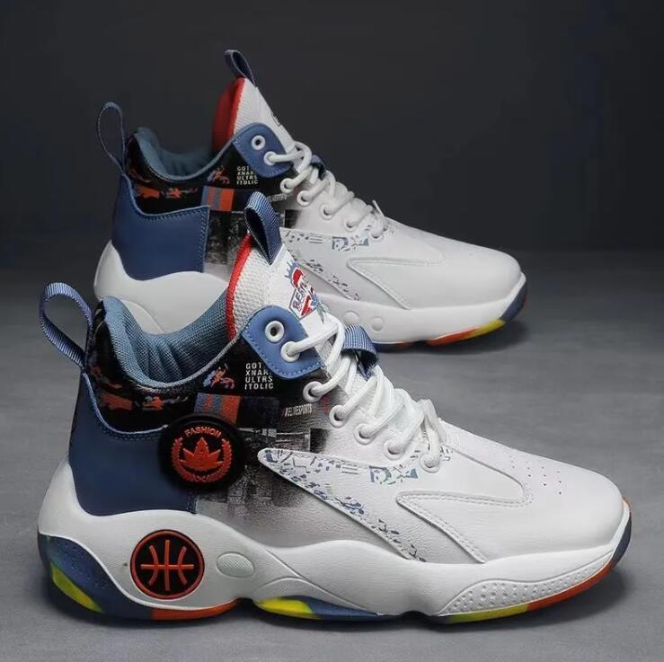 Men Igh Ddmysports Top Sneakers New Autumn Shoes Outdoor Activities Basketball Running Blue Z 1.30-1