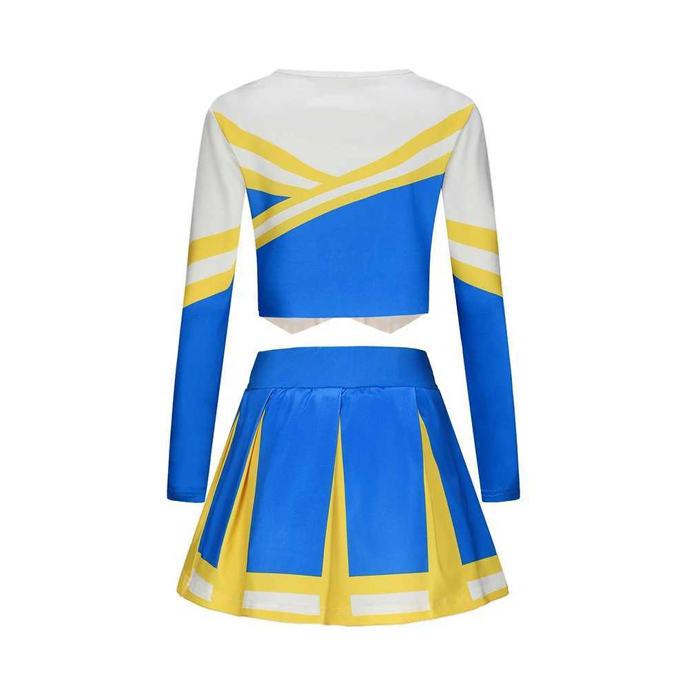 Cheerleading uniform summer childrens vest print ultra-thin suitable for sports children cheerleading uniform set role-playing setW250121