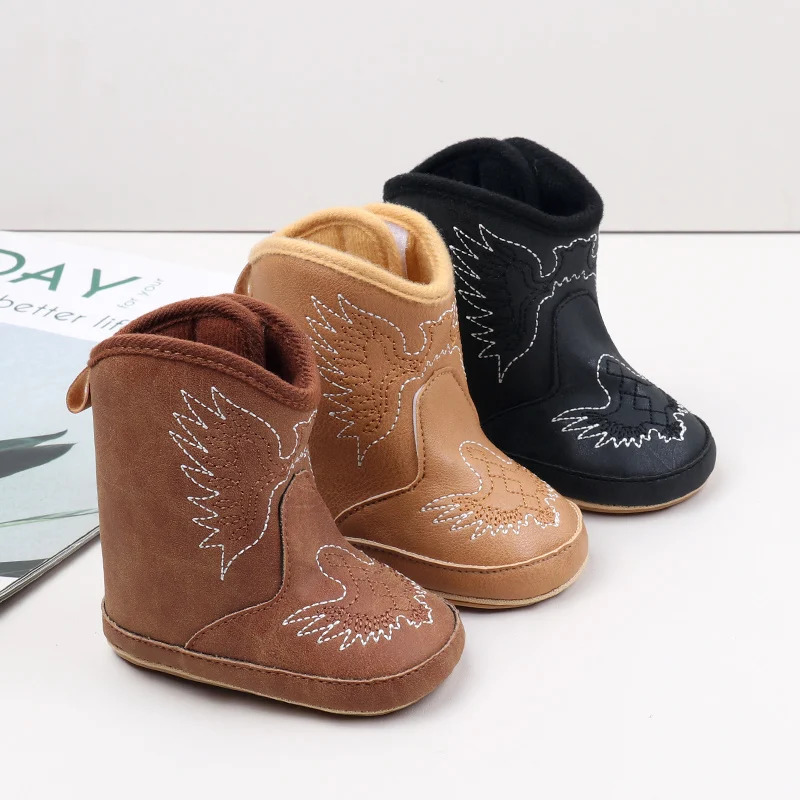 Spring and Autumn Selling Baby Girls and Boys Hardwearing High Quality Fashionable Comfortable Prewalker Baby Boots BJZ4167 250118