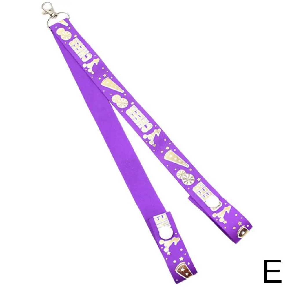 Pc Creative Glitter Ribbon Keychain Cheerleader Keychain Pendant Decorative Backpack Gifts Accessories V3K2W250121