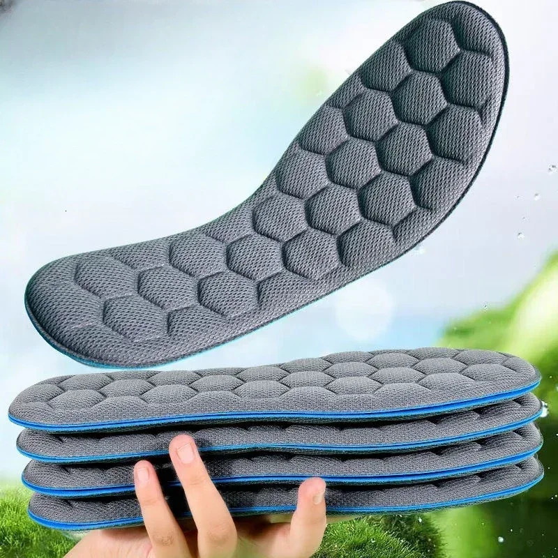 Men 5D Massage Insoles Super Soft Sports Shoes Insole for Feet Running Baskets Shoe Sole Arch Support Orthopedic Inserts 250114