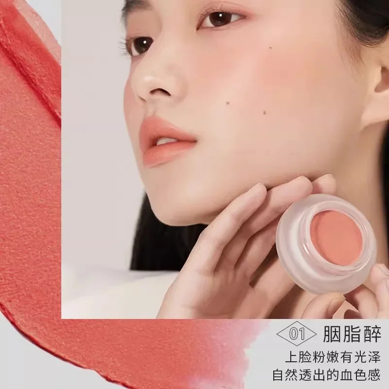 Foreverkey Blush Monochrome Blush Contour Rouge Waterproof Matte Nude Natural Eye Shadow Cheek Tint Cosmetics Makeup 250108