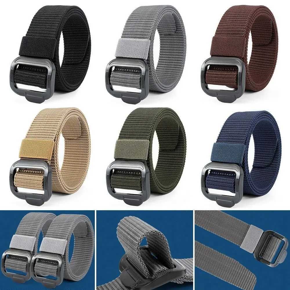 Fashion Vintage Retro Nylon Tactical Belt Trouser Dress Belts Non-Porous Buckle Waistband Waist Strap W250120