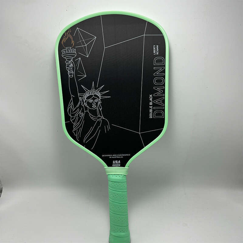 Green Statue Of Liberty Mm Pickleball Carbon Fiber Hot Pressed Matte Pick Paddle
