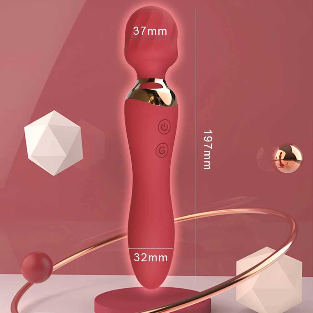 Powerful Vibrator Dildos Wand for Women G Spot Clitoris Stimulator Vagina Massager Female Masturbator Sex Toys for Adults 18+ W250117