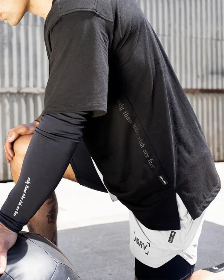 Sport T Shirt Men Training Jogging Shirts Gym Workout Sportswear Short Sleeve Basketball Jersey Quick Dry Running Fitness Tshirt 250122