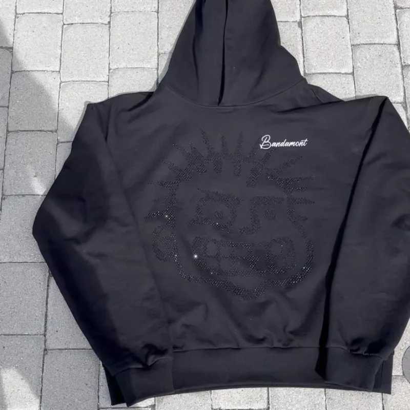Y2K Winter Harajuku Retro Mens Hoodie New Personalized Design Hot Sweatshirt Hip Hop Fashion Cartoon Loose Zipper W250117