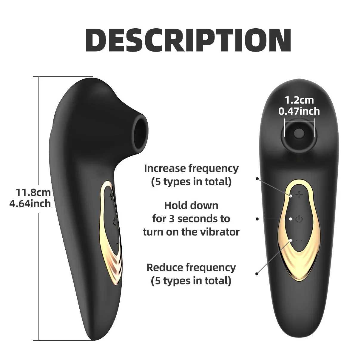 Clitoris Sucking Vibrator for Women Vacuum Sucker Nipple Suction Stimulator 5 Modes Vibrating Oral Sucking Clit Female Sex Toy W250117