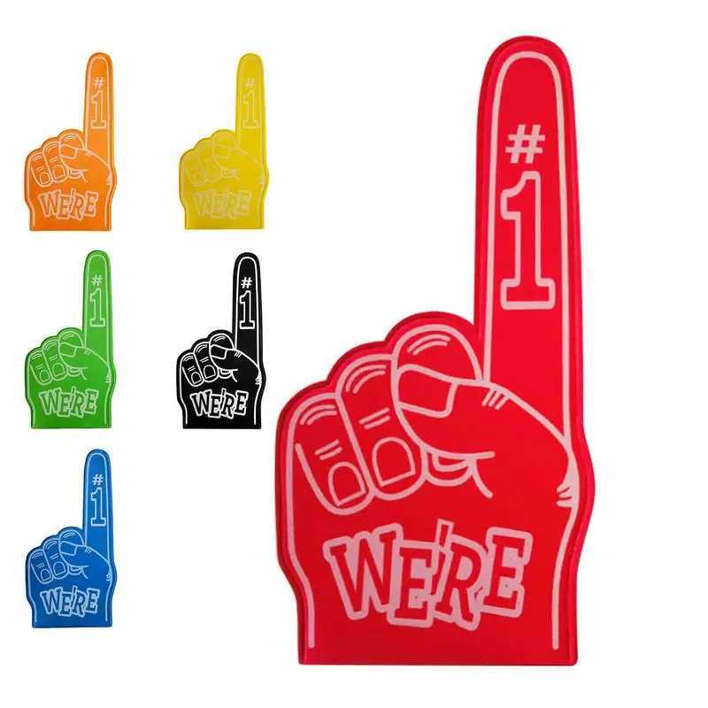 Finger Foams Universal Large Foams Fingers Cheerleading Props Hand Sports Favors Cheering Palm Party PropsW250121