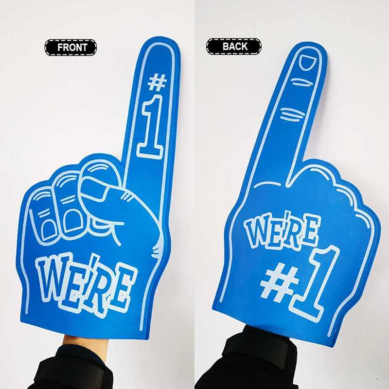 Universal Large Foams Fingers Cheerleading Props Hand Sports Event Cheering Palm Party Props Number Foam Fan FingerW250121