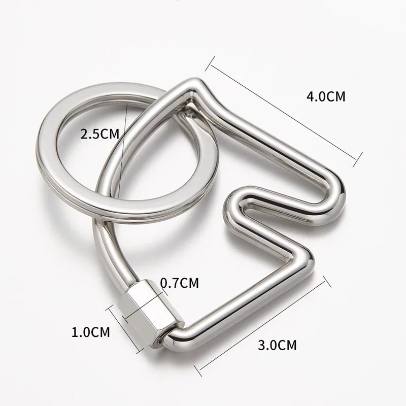 Bag Charm Buckle bag pendant Chaine dAncre horse head Cheval keychain bag high-end bag small pendant Bag accessories 250121