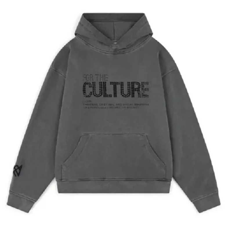 Rhinestone Hoodie Y2K Clothes Men Women Harajuku Hip Hop Letter Rhinestone Graphic Oversized Hoodie Fashion Pullover Sweatshirt W250117