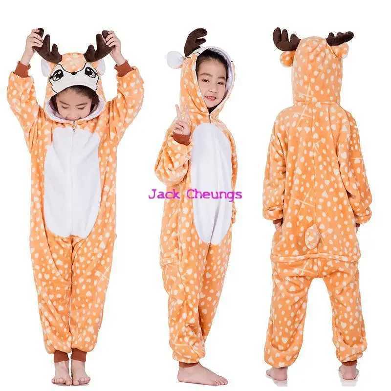 Childrens sleepwear unicorn Onesies sleepwear animal Kigurumi wolf costume cartoon childrens role-playing costume W250117
