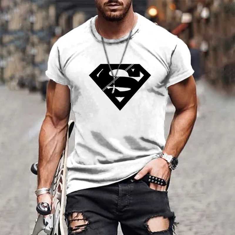 Popular mens hot new fashion T-shirt versatile short sports style creative design 3D printing design printing W250117