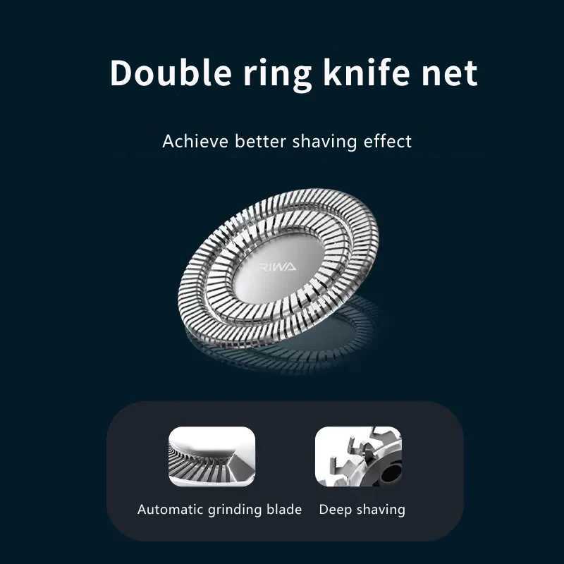 RIWA Electric Shaver For Men Beard Trimmer Shaving Mane Men Electric Razor Face Shaver RA-5306W250117