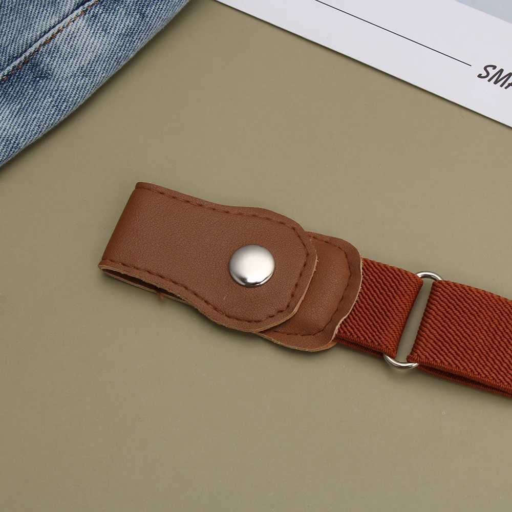 Child Kids Buckle-Free Elastic Belt Stretch Canvas Belt For Boys Girls Adjustable Children Belts For Jeans Pants W250120