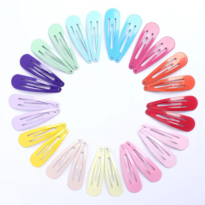 40PcsLot Hair Accessories Girls Hairpin Print Cartoon Fruit Animal Flower Clip Cute Powder Hairgrip Children Headdress 250117