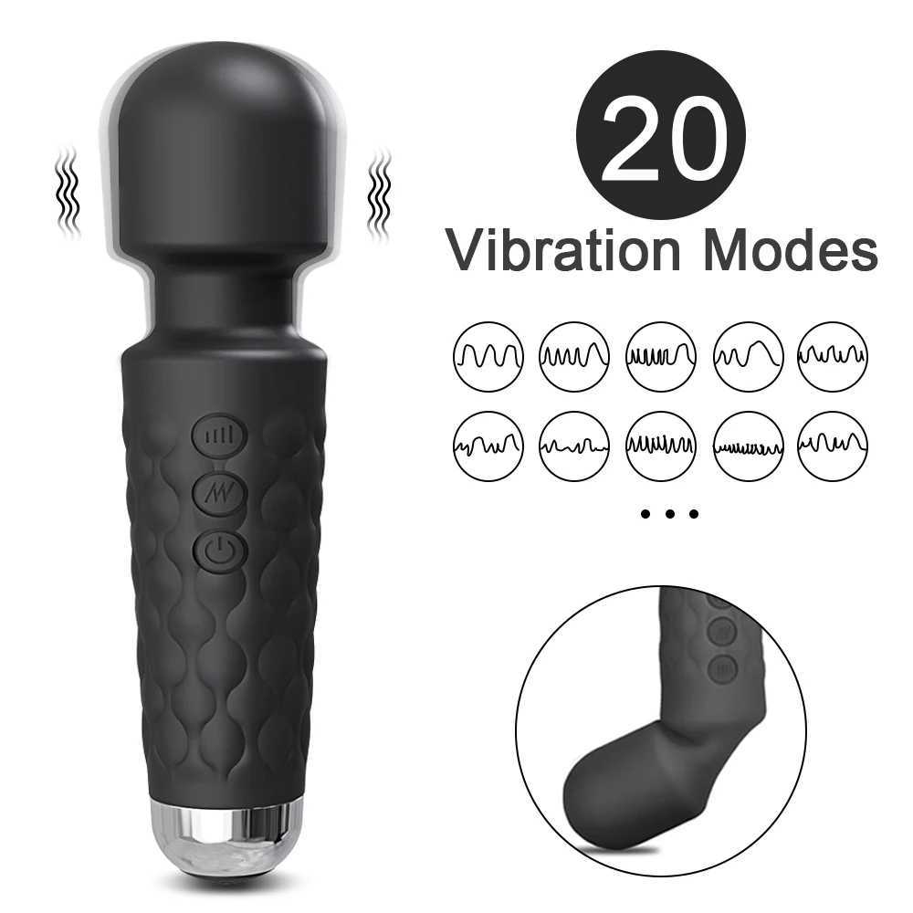 Mini 10 Speed AV Vibrators Magic Wand Vibrators Clitoral Stimulators Vaginal G-spot Massagers Womens Masturbators Sex Toys W250117