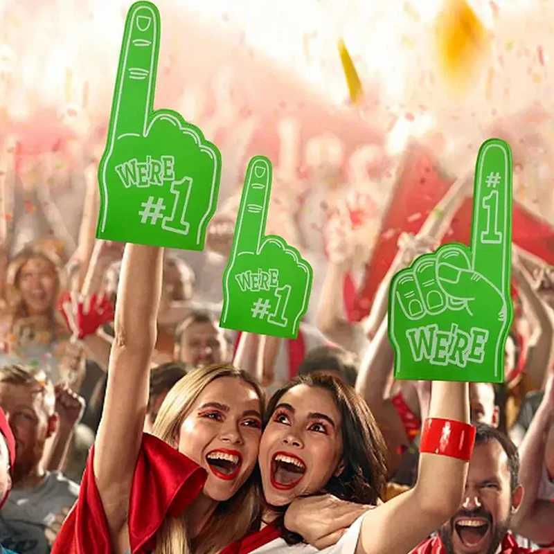 Universal Large Foams Fingers Cheerleading Props Hand Sports Event Cheering Palm Party Props Number Foam Fan FingerW250121
