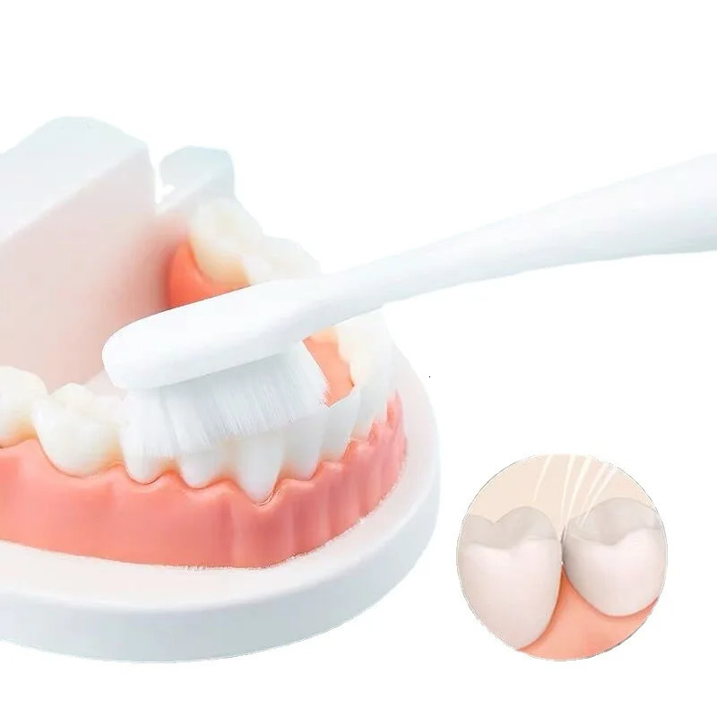 Ultrafine Soft Toothbrush Million Nano Bristle Adult Tooth Brush Teeth Deep Cleaning Portable Travel Dental Oral y250115