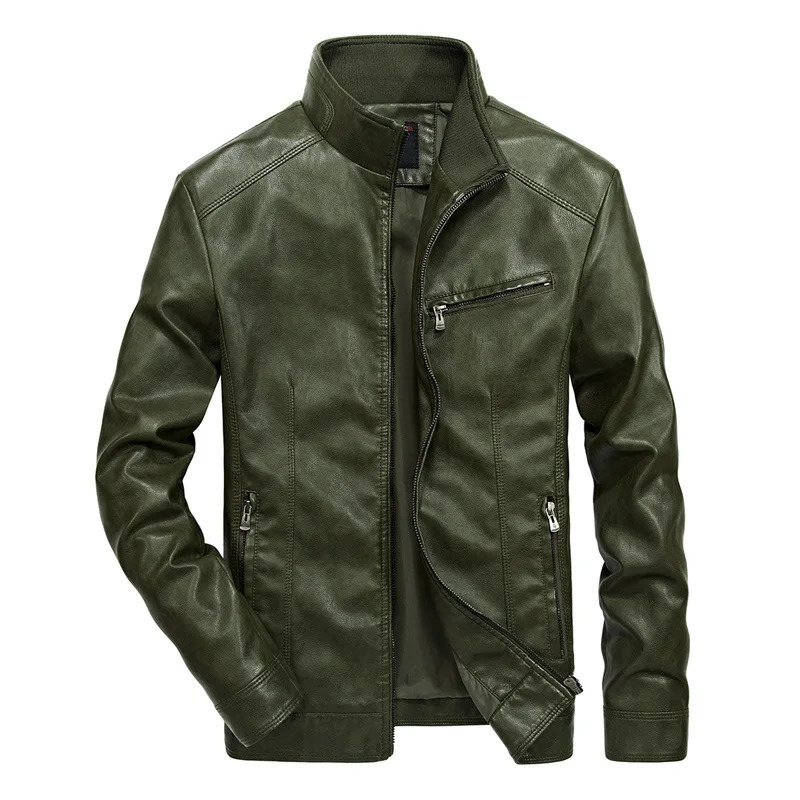 Good Quality Motorcycle Leather Jackets Men Warm Patchwork Military Jacket Baseball Collar Pilot Leather Jacket Coats 250120