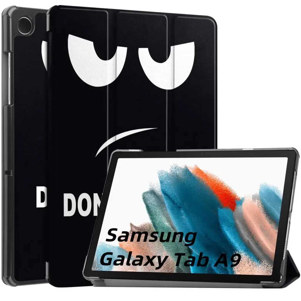Suitable for Galaxy Tab A9 Plus 11 inch case 2023 PU leather protection hard back Funda suitable for Galaxy Tab A 9 A9 8.7 tablet coverXJ250419