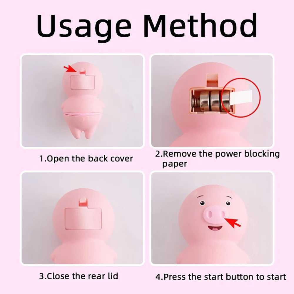 Cute Sexy Pig Licking Sucking Vibrators For Women Clitoris Sucker Anal Nipple Licks Massage Female Sex Toys Adult Erotic Machine W250117