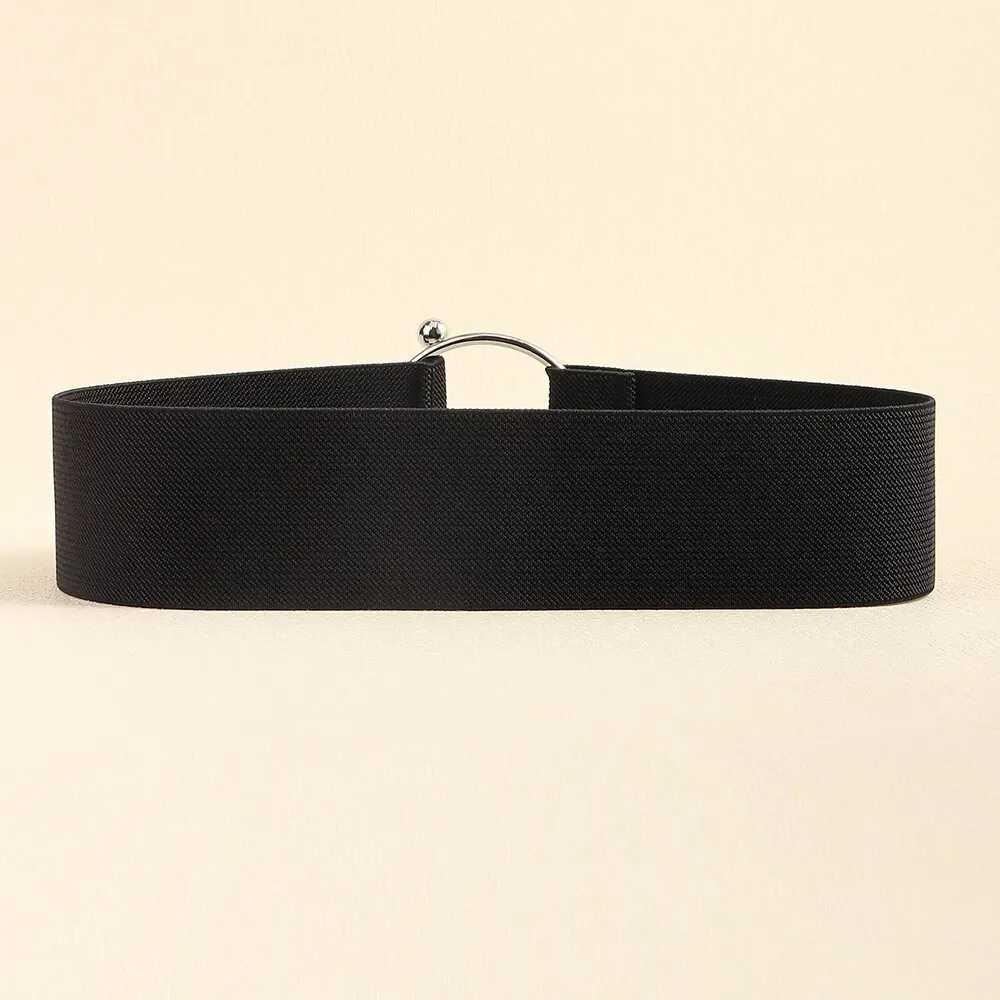 1 Piece Black Color Fashion Style Belt Womens Elastic Belt A New Autumn Collection W250120
