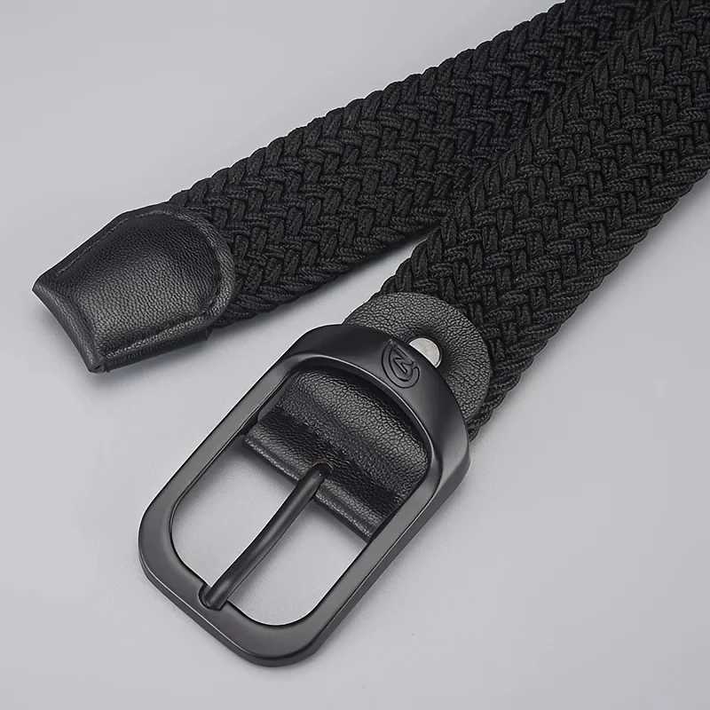 Mens casual womens elastic band outdoor sports womens waist belt without stamping climbing work belt W250120
