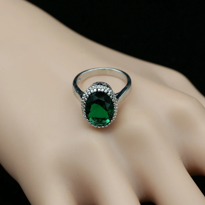 925 Sterling Silver Jewelry 11 Multicolor Cubic Zirconia Rings For Women Rings Size 6 7 8 9 10 250121