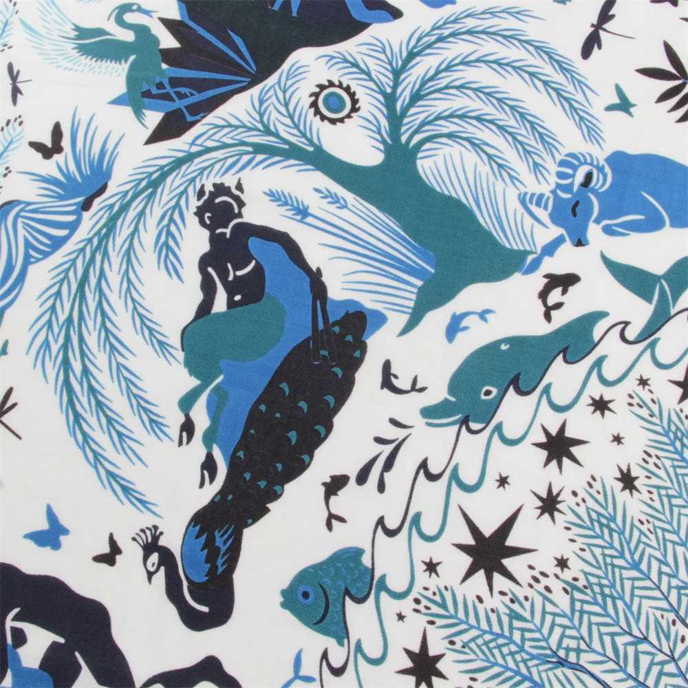 POBING 30% Silk 70% Cashmere Scarf Women Hand Rolled 12 Zodiac Sign Print Square Scarves Wrs Bandana Big Hijabs Female Foulard W250118