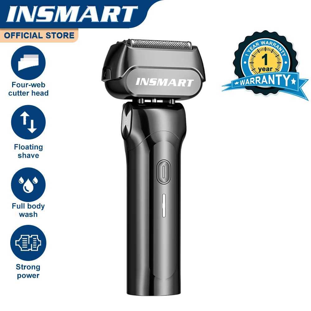 INSMART Electric Travel Shaver Typec Charging Shaving Mane Portable Razor Man Wet And Dry Usb Rechargeable Shaver For MenW250117