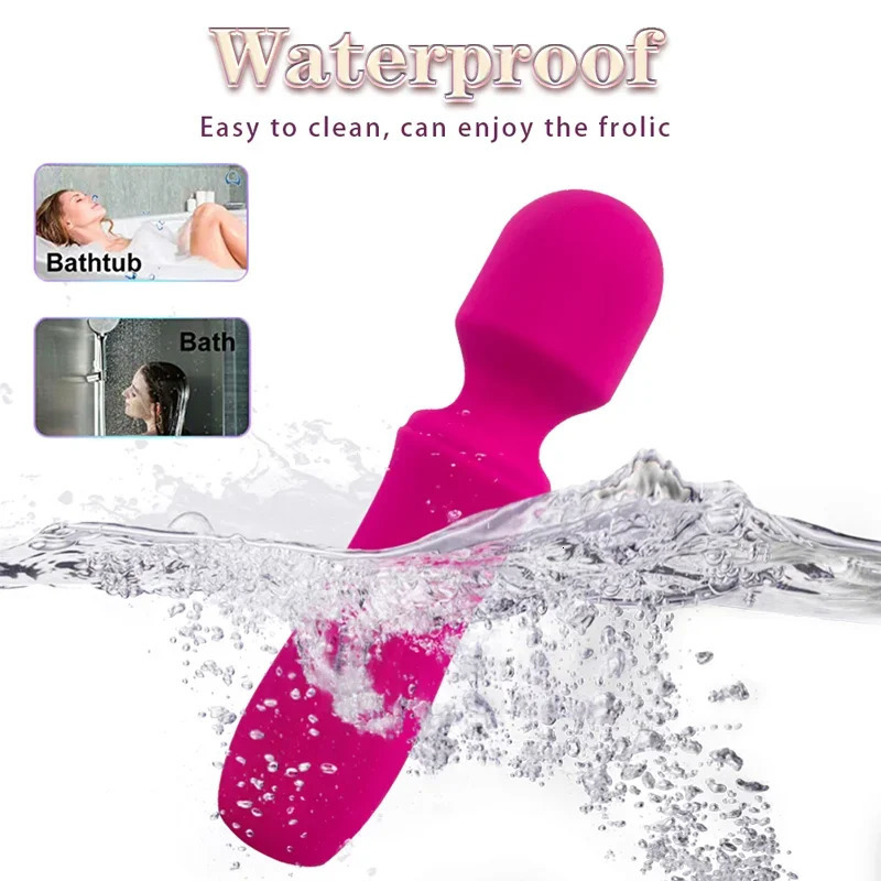 Dildo Vibrator USB Charging AV Magic Wand Stimulating Clitoris G Spot Massager Sexual Wellness Erotic Adults Sex Toys For Women 250114