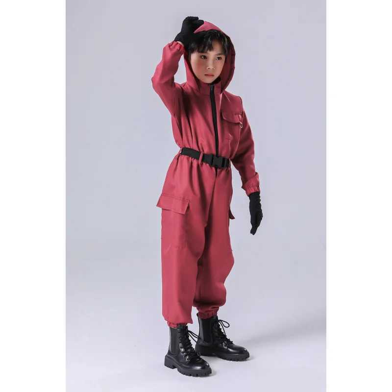 Halloween Paper Note House Cosplay Game Clothes Adult and Children Role Play Clown Onesie Performance Costumes W250117
