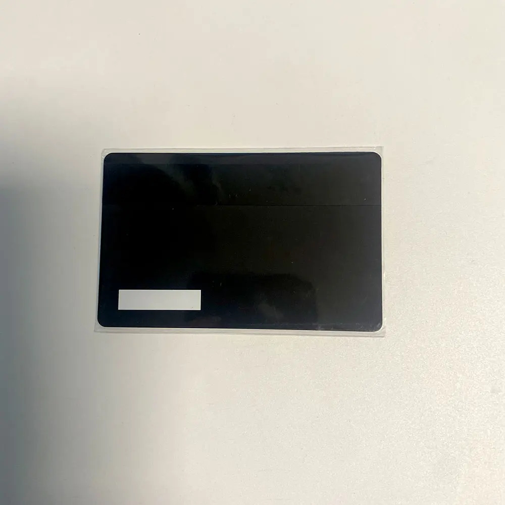 4442 chip slot Dual Interface NFC Metal Credit Card With antenna build-in hico strip and signature for contactless payment 250109