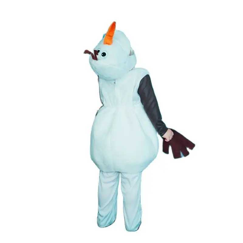 Kids Halloween Costumes Child Comfy Deluxe Plush Adorable Olaf Cosplay Toddler Favorite Cartoon Movie Snowman Party Dress-up W250117