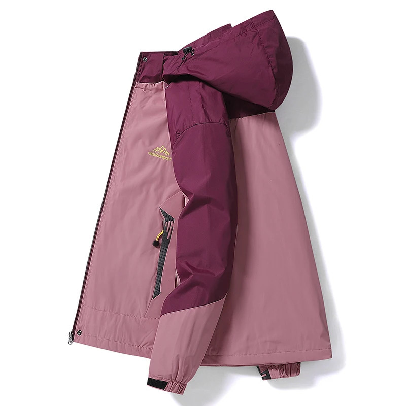 Autumn Womens Waterproof Jacket Outdoor Softshell Raincoat for Hiking Travel Trekking Camping Windbreaker 250122